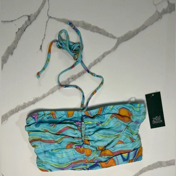 Super Cute Wild Fable Halter Crop Top - Size Small- NWT - Picture 2 of 10